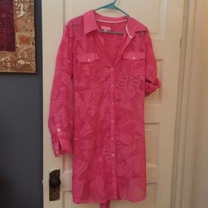 Lilly Pulitzer sheer cover up